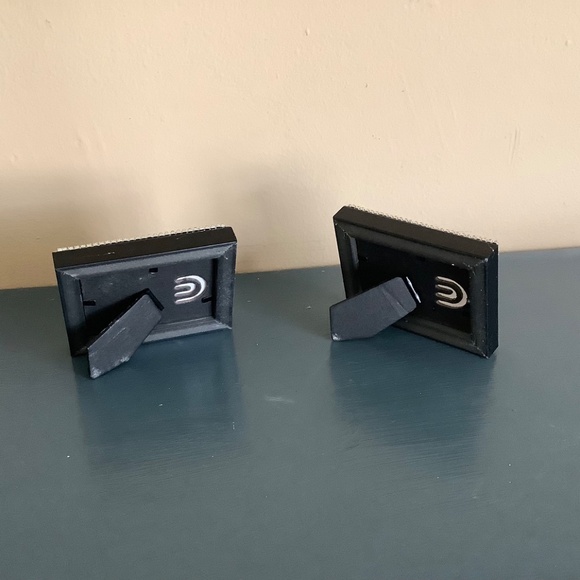 Set of 2…2x3 aurora borealis crystal rhinestones frames - Picture 4 of 7